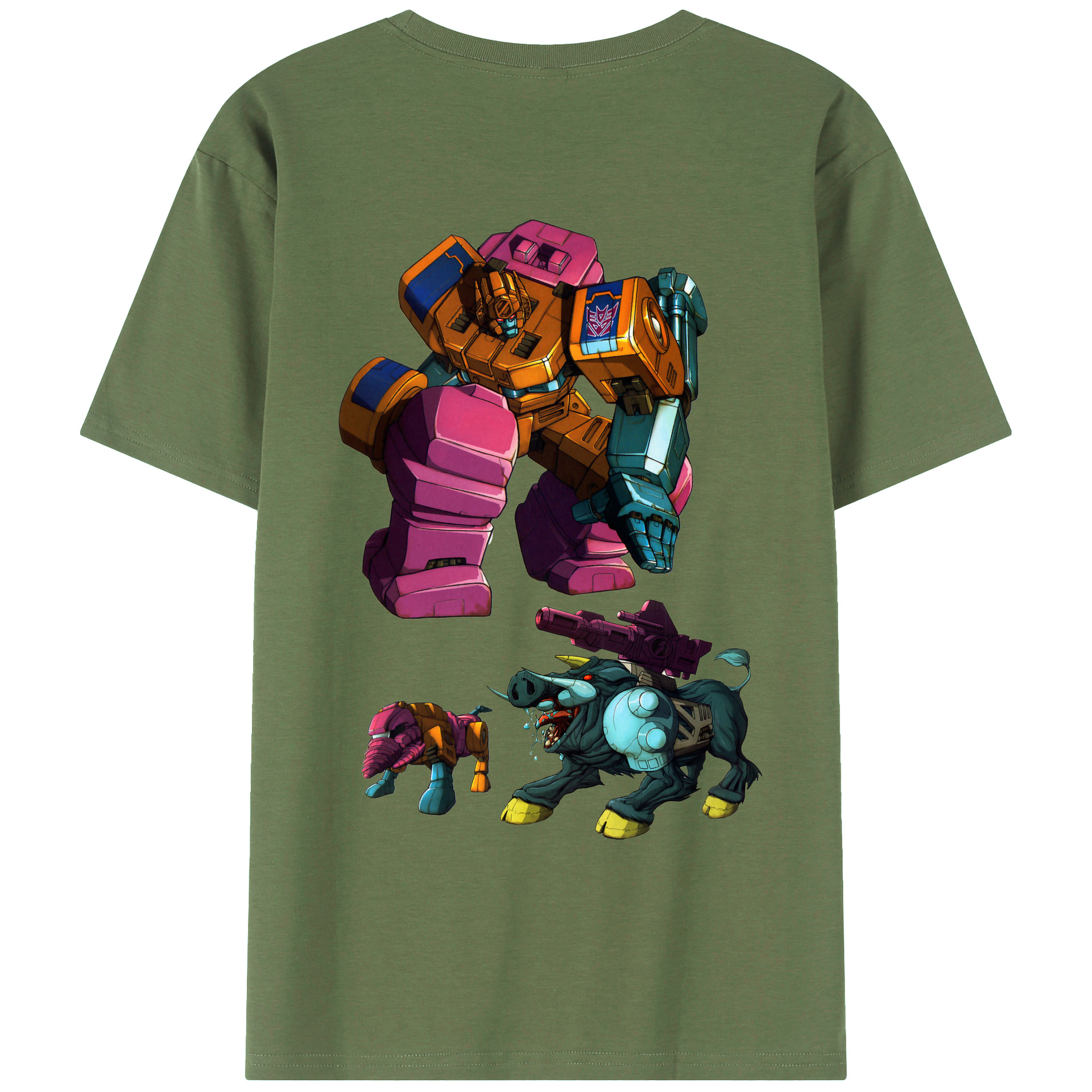 （画像用）  綿100％ メンズ半袖Tシャツ（バックプリント） 通気性
